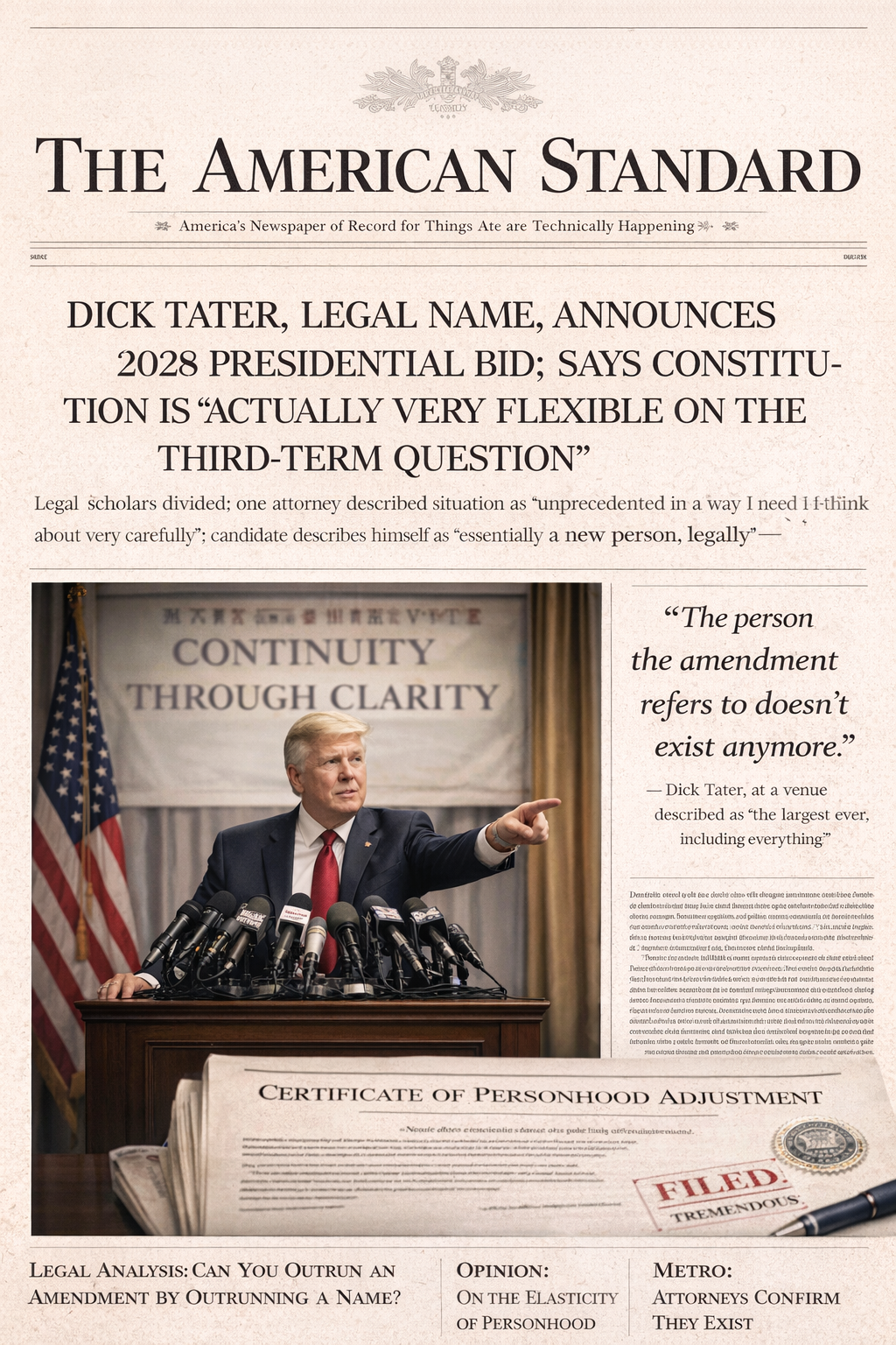 The American Standard cover art