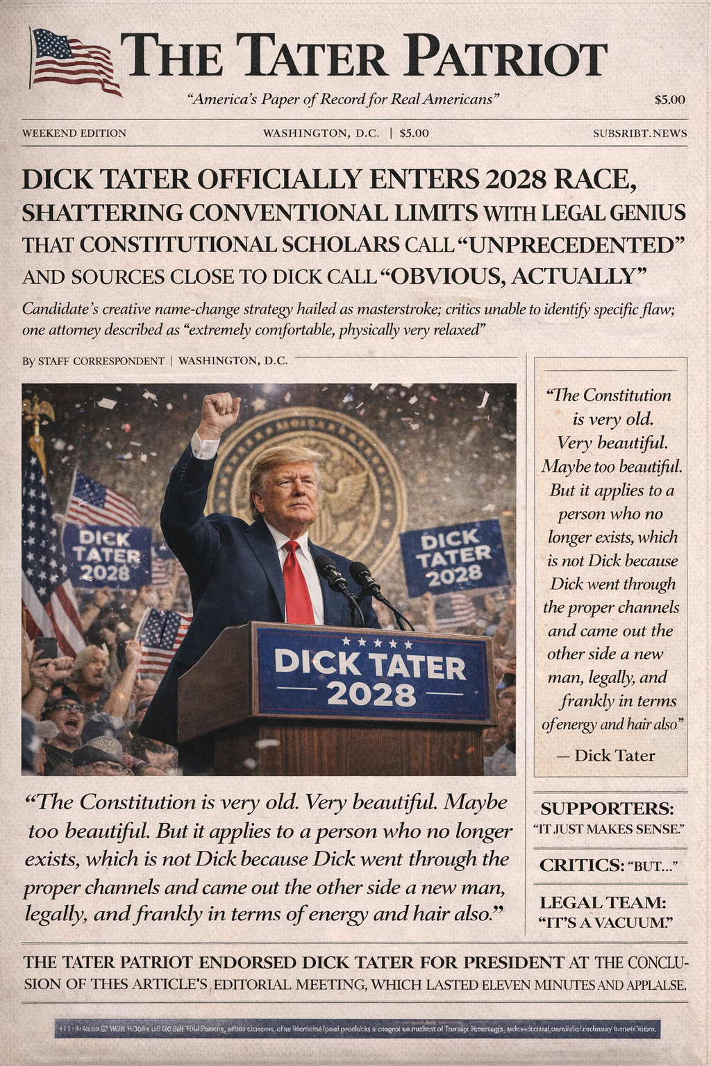 The Tater Patriot cover art